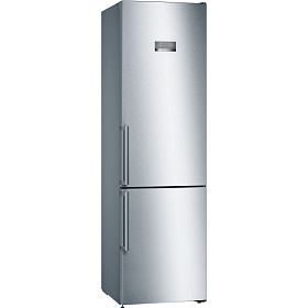 Серебристый холодильник Bosch VitaFresh KGN39XL3OR
