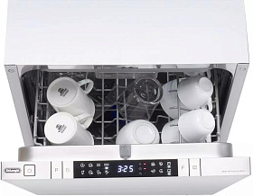 Серебристая узкая посудомоечная машина DeLonghi DDW06S Supreme Nova фото 2 фото 2