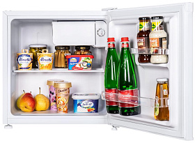 Невысокий однокамерный холодильник Maunfeld MFF50W