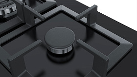 Чёрная газовая варочная панель Bosch PPH6A6B20 фото 2 фото 2
