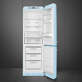 Двухкамерный холодильник  no frost Smeg FAB32RPB3 фото 2 фото 2