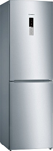 Серебристый холодильник Bosch KGN39VL17R