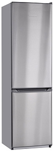 Серый холодильник NordFrost NRB 110 932 нержавеющая сталь