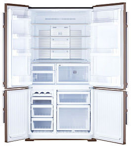 Широкий холодильник с нижней морозильной камерой Mitsubishi Electric MR-LR78G-BR-R фото 2 фото 2