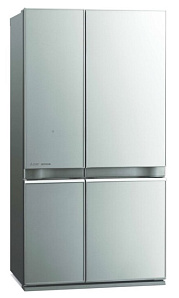 Серебристый холодильник Mitsubishi Electric MR-LR78EN-GSL-R