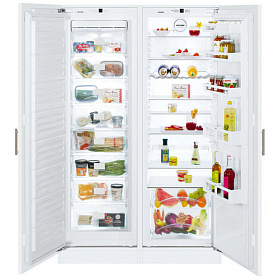 Встраиваемый двухкамерный холодильник с no frost Liebherr SBS 70I2