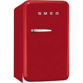 Красный мини холодильник Smeg FAB5RRD