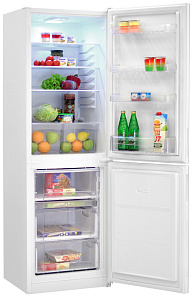 Холодильник до 15000 рублей NordFrost NRG 119 042 белое стекло
