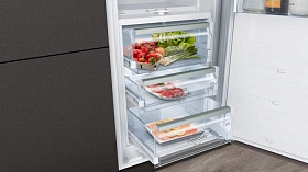 Неглубокий двухкамерный холодильник Neff KI8826DE0 фото 4 фото 4