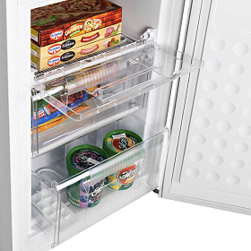 Низкий узкий холодильник Maunfeld MFFR85W фото 4 фото 4