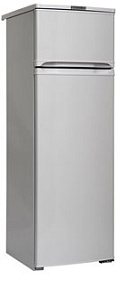 Невысокий двухкамерный холодильник Саратов 263 (КШД-200/30) серый