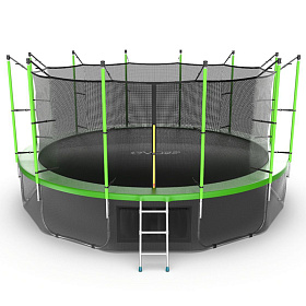 Батут для взрослых EVO FITNESS JUMP Internal, 16ft + нижняя сеть
