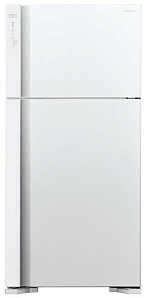 Большой широкий холодильник HITACHI R-V 662 PU7 PWH
