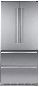 Серебристый холодильник Liebherr CBNes 6256