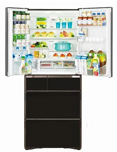Широкий холодильник  HITACHI R-G 690 GU XK фото 2 фото 2