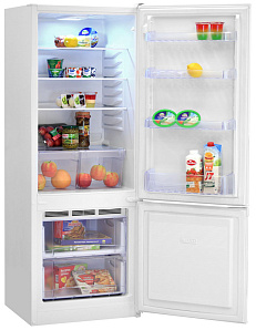Тихий недорогой холодильник NordFrost NRB 137 032 белый