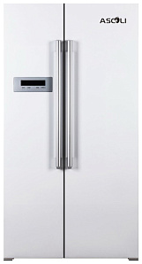 Большой холодильник с двумя дверями Ascoli ACDW 571 W white