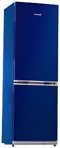 Холодильник голубого цвета в ретро стиле Snaige RF 34 SM-S1CI 21 синий