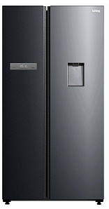 Большой широкий холодильник Korting KNFS 95780 W XN