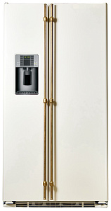 Двухдверный бежевый холодильник Iomabe ORE30VGHC BI