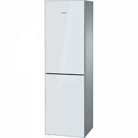 Белый холодильник  2 метра Bosch KGN 39LW10R (серия Кристалл)