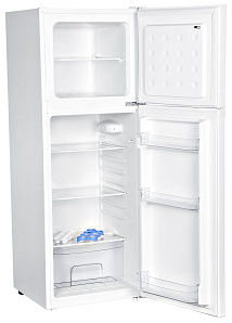 Узкий двухкамерный холодильник шириной 45 см Hyundai CT1551WT белый фото 2 фото 2