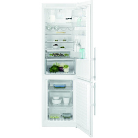 Белый холодильник  2 метра Electrolux EN93852KW
