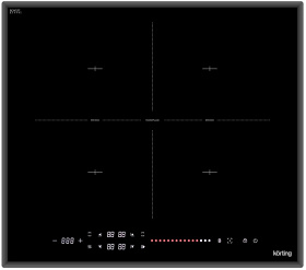 Чёрная варочная панель Korting HIB 64940 B Maxi