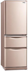 Бежевый холодильник высотой 180 см Mitsubishi Electric MR-CR46G-PS-R