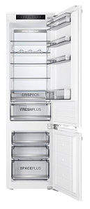 Встроенный холодильник с жестким креплением фасада  Korting KSI 19547 CFNFZ