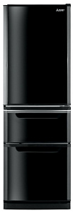 Чёрный холодильник Mitsubishi Electric MR-CR46G-ОB-R