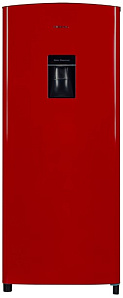 Маленький красный холодильник Hiberg RF-23DR