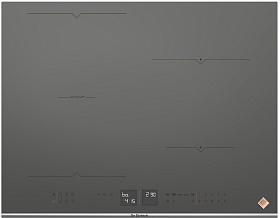 Стеклокерамическая варочная панель на 4 конфорки De Dietrich DPI7686GP