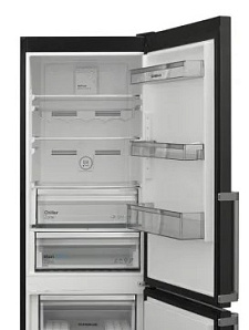 Чёрный холодильник Scandilux CNF 341 EZ D/X фото 4 фото 4