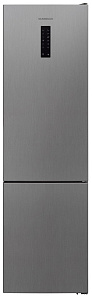 Стальной холодильник Scandilux CNF379Y00 S