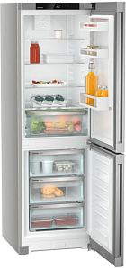 Двухкамерный серый холодильник Liebherr CNsfd 5203