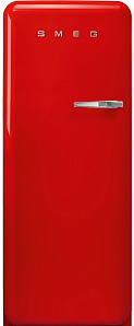 Холодильник бордового цвета Smeg FAB28LRD3