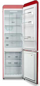 Красный холодильник в стиле ретро Maunfeld MFF186NFRR фото 3 фото 3