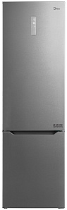 Серебристый холодильник Midea MRB 520 SFNX1