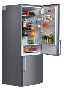 Отдельно стоящий холодильник Хендай Hyundai CC4553F черная сталь фото 4 фото 4