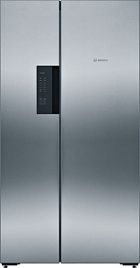 Серый холодильник Bosch KAN92VI25R