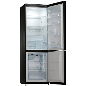 Недорогой чёрный холодильник Snaige RF 36 NG (Z1JJ27)