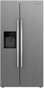 Двухкамерный серый холодильник Kuppersbusch FKG 9501.0 E