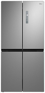 Серый холодильник Midea MRC 518 SFNGX