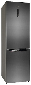 Чёрный двухкамерный холодильник Hiberg RFC-372 DX NFXd
