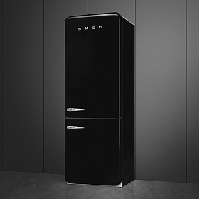 Чёрный холодильник  2 метра Smeg FAB38RBL5 фото 3 фото 3