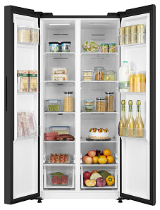 Узкие холодильник Side by Side Korting KNFS 83177 N фото 2 фото 2