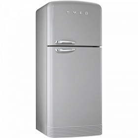 Серый холодильник Smeg FAB50X