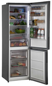 Серый холодильник Sharp SJB340XSIX фото 2 фото 2