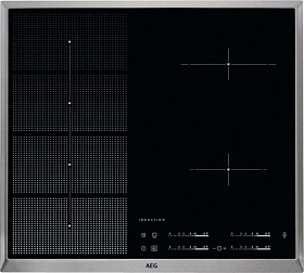 Чёрная варочная панель AEG HKP65410XB